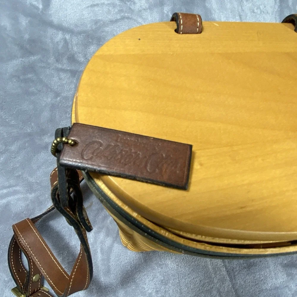 Longaberger Purse‎ Large Basket Collectors Club Country Estates Hand Woven New